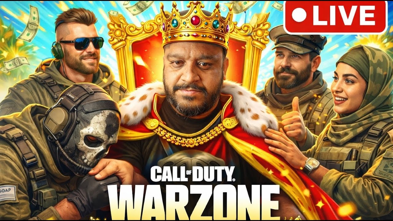 WARZONE LIVE 🔴 | King of the Lobby 👑 | High Kill Gameplay + Squad Domination!