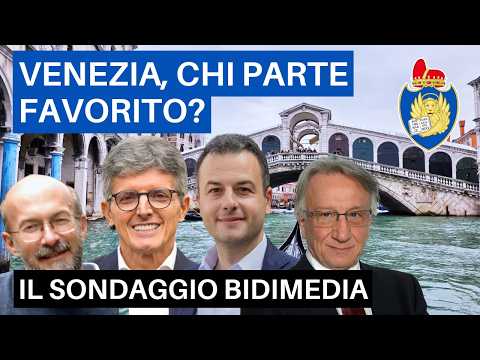 Video Sondaggio Venezia: Martella, Venturini, Boldrin, chi è avanti?