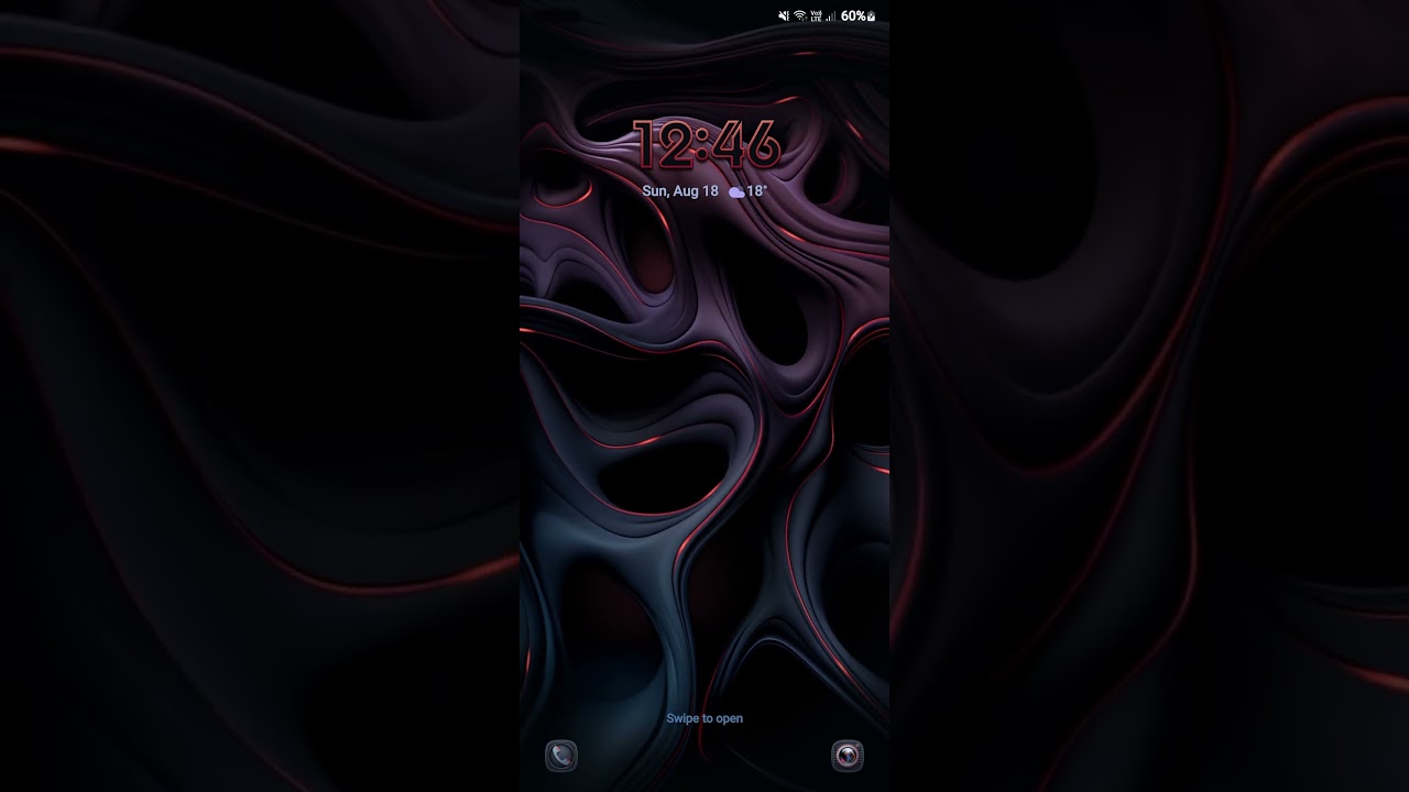 Samsung Galaxy Themes "Biomatter-Red" Video Lockscreen 