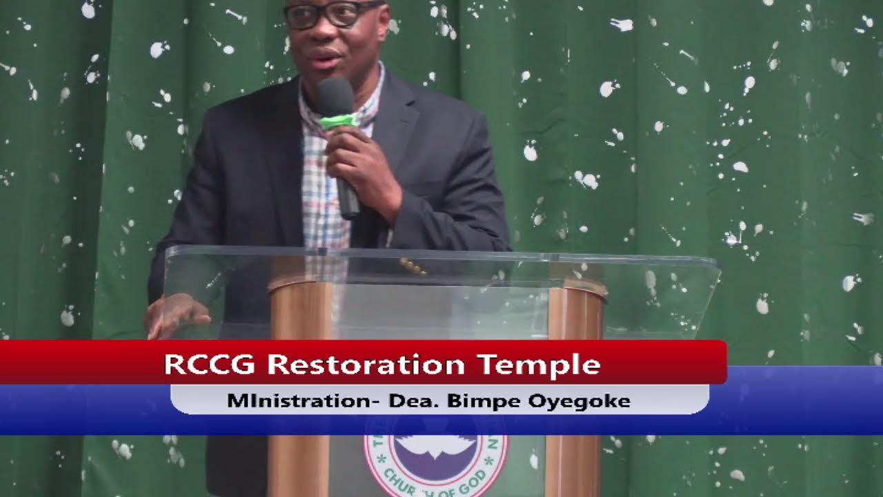 Youtube Rccg RCCG Restoration Temple Choir Ministration - YouTube