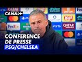 Ref:fAx_4bgY_oI Conf�rence de presse du paris saint-germain avant psg/ chelsea