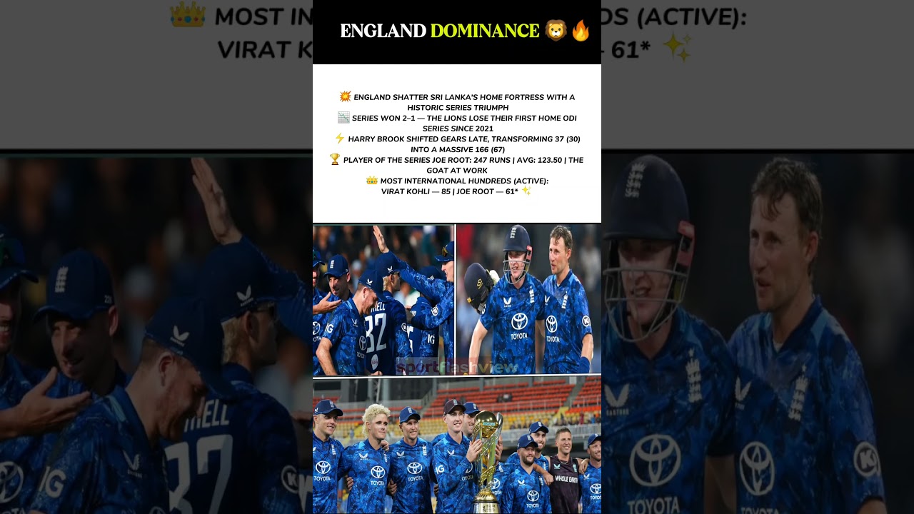England Conquers Sri Lanka! 🏴󠁧󠁢󠁥󠁮󠁧󠁿🔥 