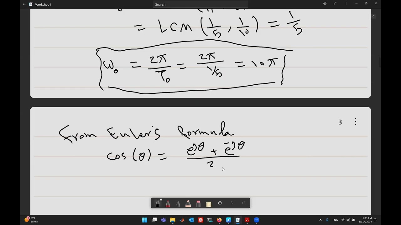 6.2 CTFS Simple Example Using the Inverse Euler's Formula