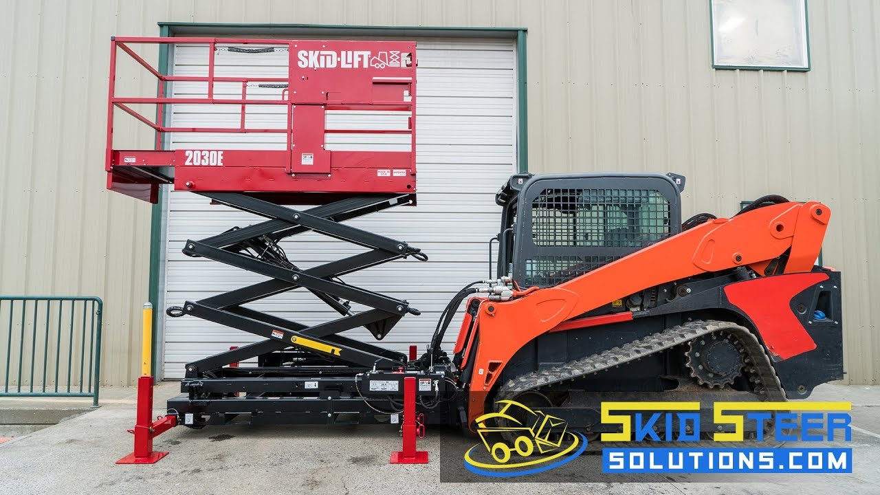 Skid Lift 2030E HD Overview + Demo Skid Steer Solutions YouTube
