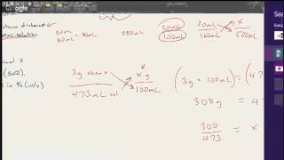 Alligations - Pharmacy calculations part 1