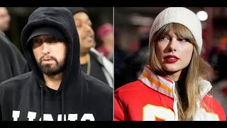 Vignette de la vidéo "Taylor Swift fans aren't happy about Eminem's warm reception at Lions game"