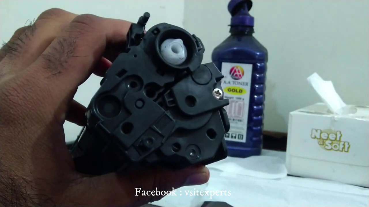 how to refill Cartridge & Toner Instruction YouTube