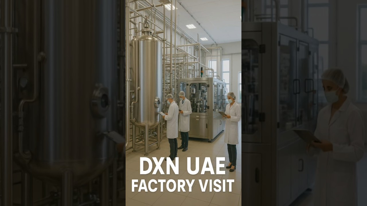 DXN UAE Factory Visit : A Glimpse of Excellence!