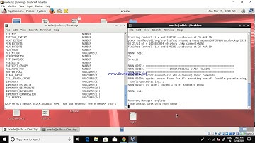 block corruption and recover using rman