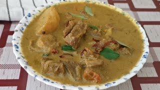 Malabar Mutton curry with roasted coconut | Mutton curry RECIPE