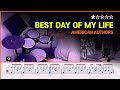 [Lv.01] Best Day Of My Life - American Authors (★☆☆☆☆) Pop Drum Cover