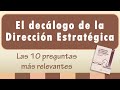 El decálogo de la dirección estratégica