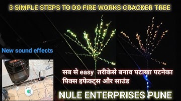 Pixel led Fire work cracker tree with new Sound Effects