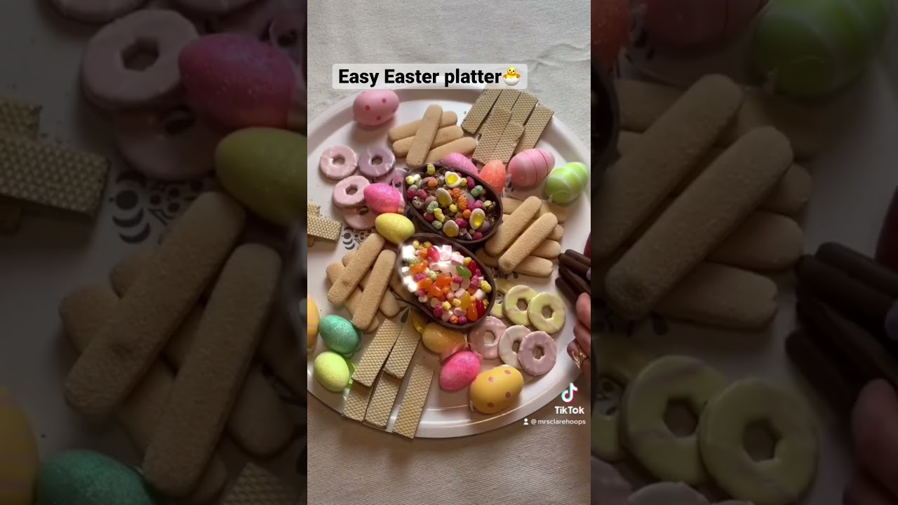 Easy easter sweet platter 