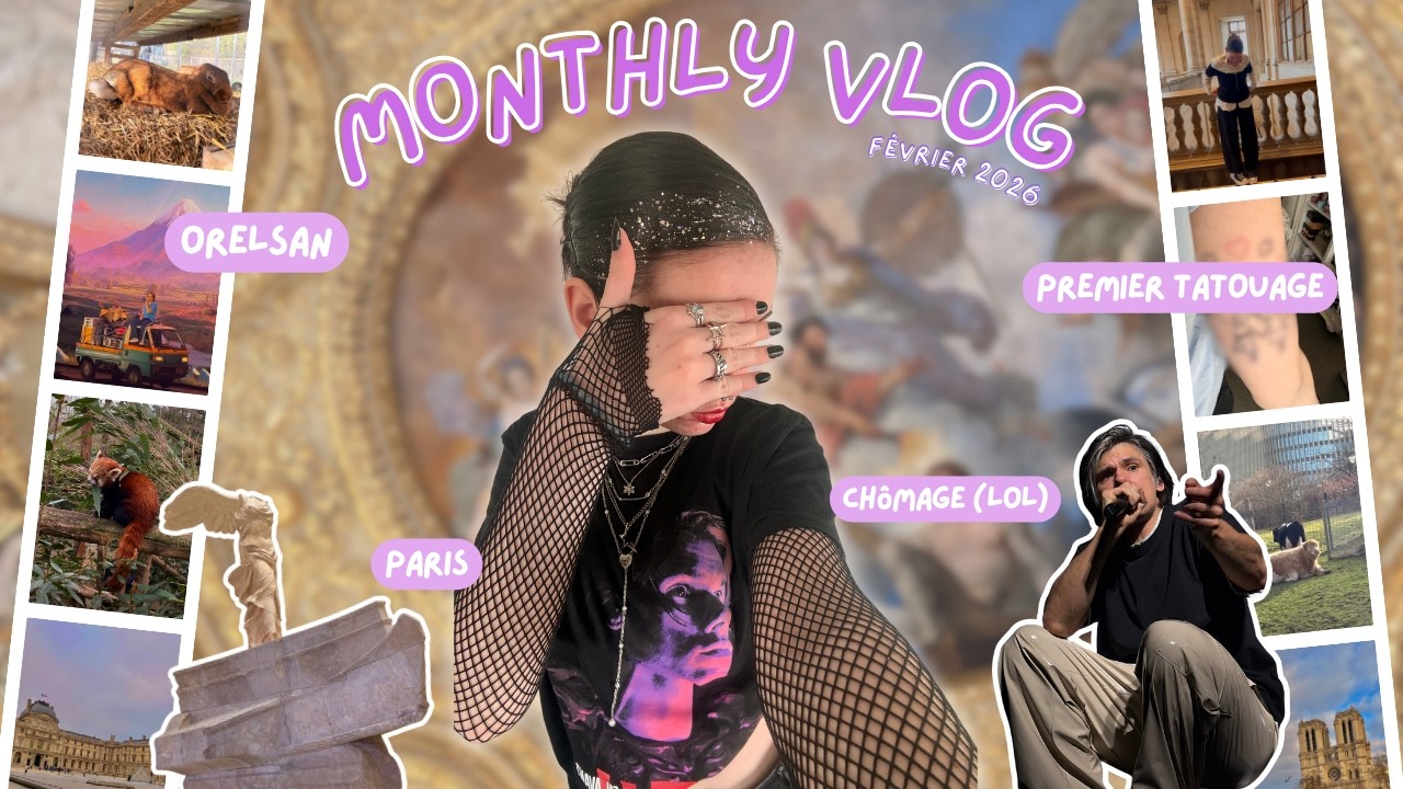 premier tatoo, amende SNCF et ORELSAN... 😮‍💨🎤💜 | vlog février 2026 ✧
