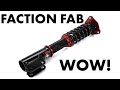 Faction Fab Coilovers! FR-Spec Driving Review.