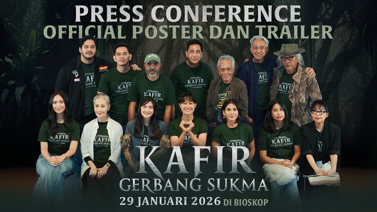 𝐊𝐀𝐅𝐈𝐑, 𝐆𝐞𝐫𝐛𝐚𝐧𝐠 𝐒𝐮𝐤𝐦𝐚 - Press Conference, Official Poster & Trailer