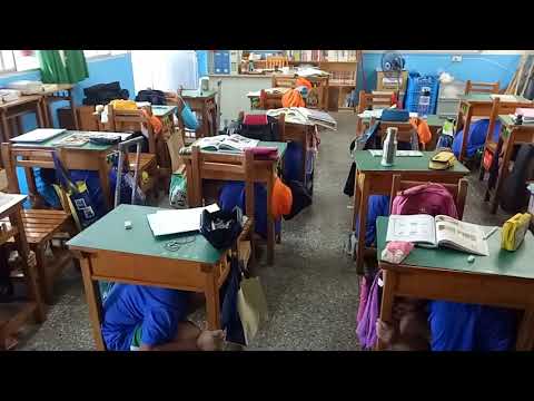107上學期國家防災日地震避難演練影片