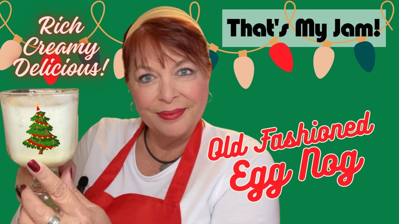 OLD FASHIONED EGG NOG Uncooked Egg Recipe Rich, Creamy & Delicious