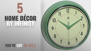 Top 10 Home Décor By Infinity [ Winter 2018 ]: Infinity Instruments Retro 9-1/2-Inch Round Metal