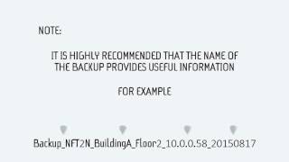 Backup and Restore for Infinity NFT devices