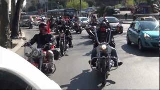 Harley Davidson Grubu Devlet Bahçeliye Eşlik Ediyor.