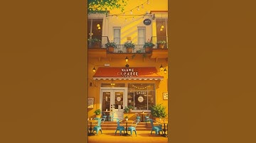 Thumbnail of Sidewalk Serenade: Relaxing #JazzMusic at the #CozyCafe on the Bustling City #StreetCorner