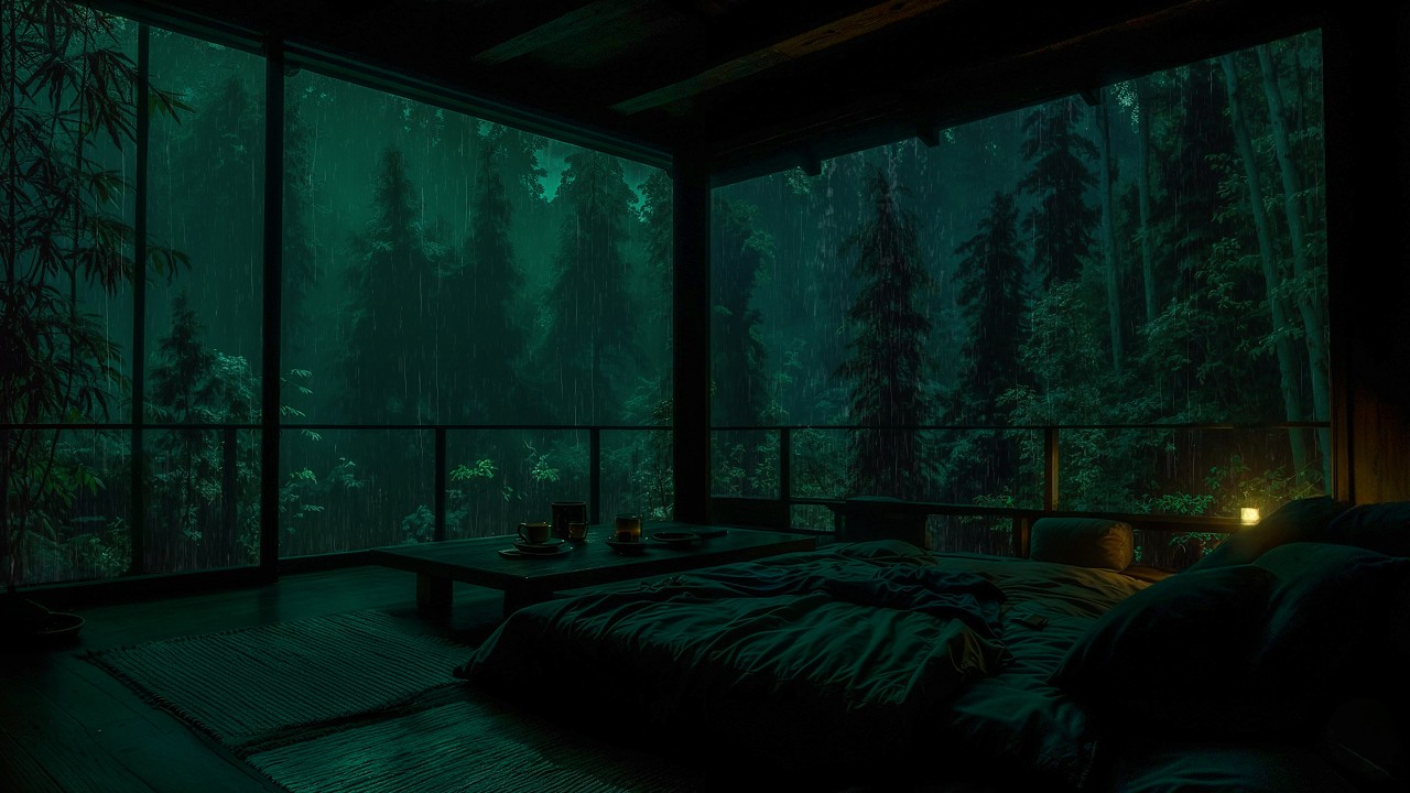 Звуки дождя и грома для сна и расслабления | Снимает стресс и тревогу перед сном