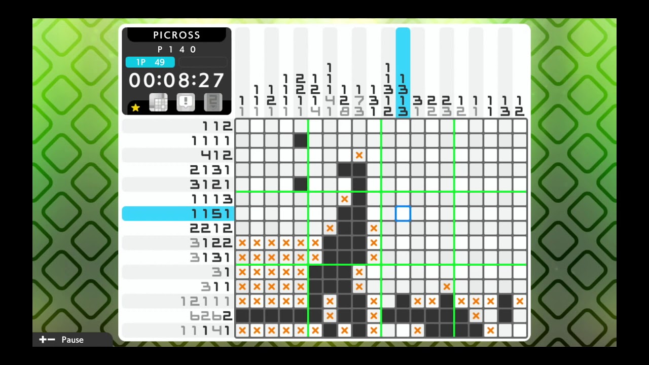 Picross S3 Switch   P140