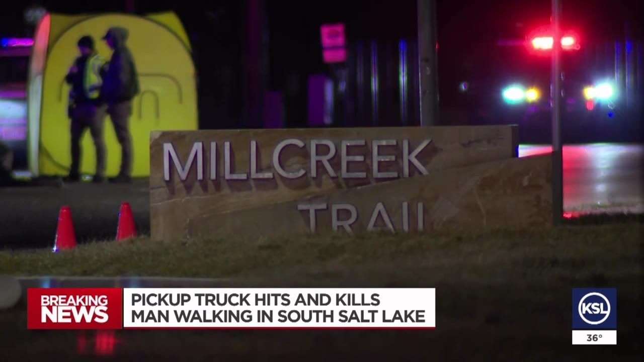Pedestrian killed after being hit by truck in South Salt Lake - YouTube