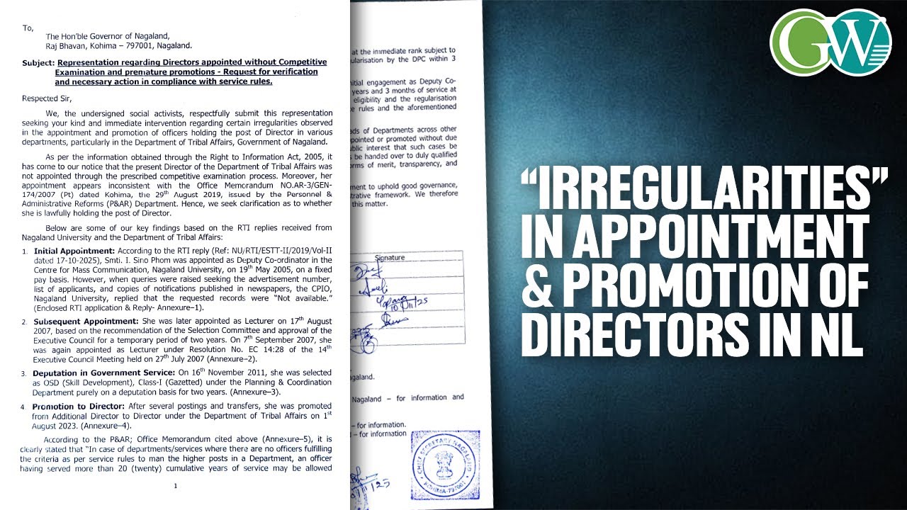 DIRECTOR OF TRIBAL AFFAIRS DEPT. NOT APPOINTED THROUGH PRESCRIBED COMPETITIVE EXAMINATION PROCESS