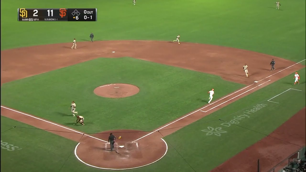 The Giants love to bunt in 2022