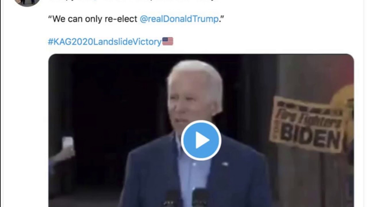 Twitter Tags Deceptively Edited Video of Joe Biden Retweeted by ...