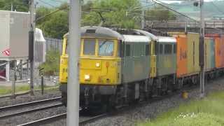 A Week's Class 86 action on 4M74, 9th- 13th June 2014
