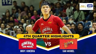 BRGY. GINEBRA vs. SAN MIGUEL | SEMIS GAME 1 | 4TH QUARTER HIGHLIGHTS | PBA SEASON 50 PHILIPPINE CUP screenshot 4