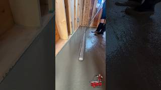 Self levelling concrete: