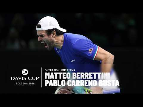 Video Berrettini PERFECTION gives Italy the lead! ? | v Spain | Final Highlights | 2025 Davis Cup Final 8