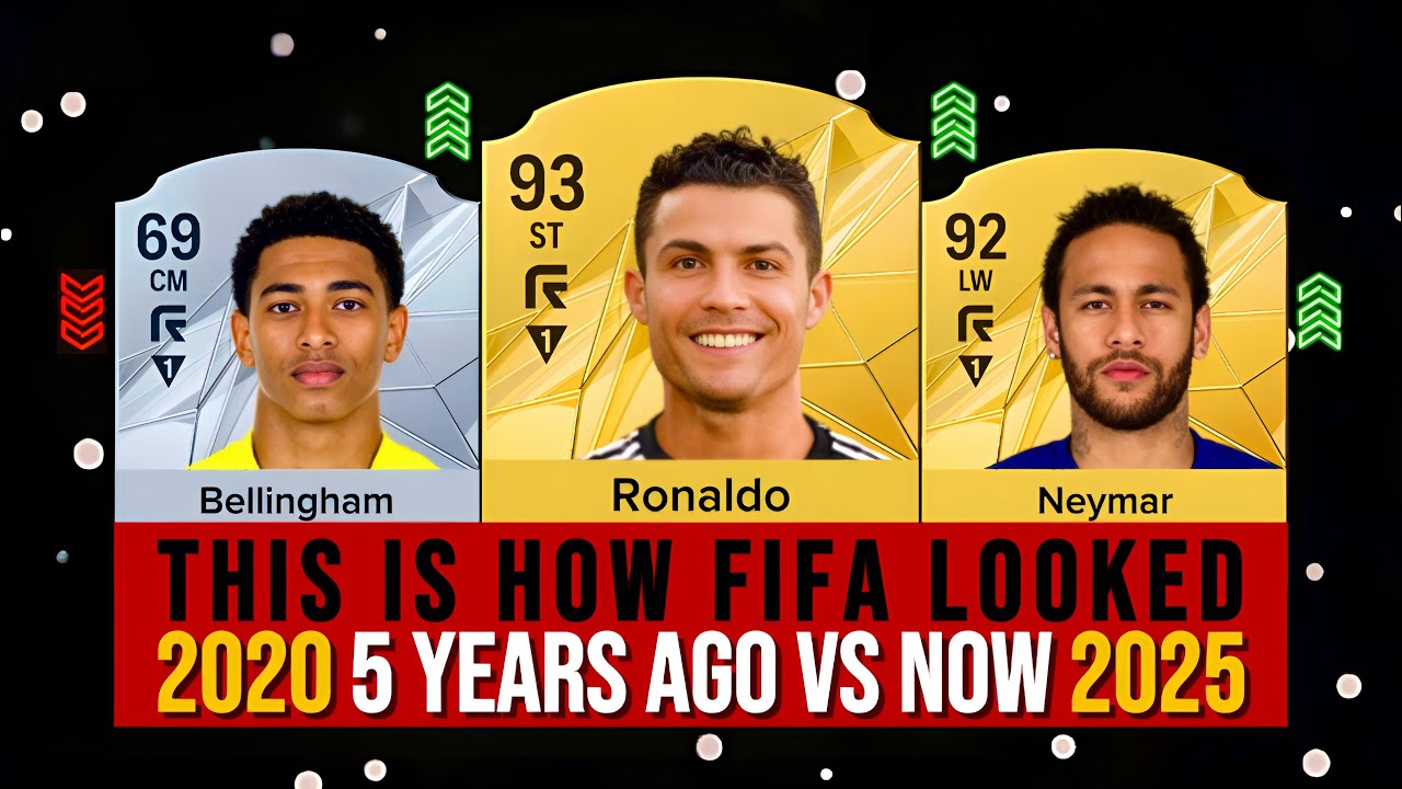 💥 THIS IS HOW FIFA LOOKED 5 YEARS AGO 🆚 NOW🔥