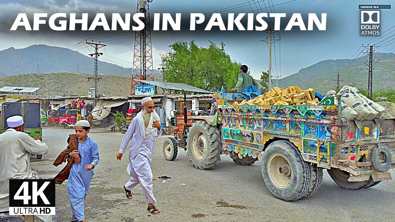 4K Walk Through UNSEEN Afghan Refugee Camp Market | Kohat 4K Walkthrough & Captions 🇵🇰