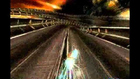 F-Zero GX Blast from the past: Outer Space Meteor Stream with Silver Rat in 1