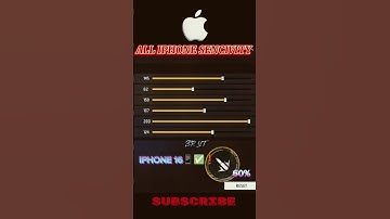 iPhone 16 Best Sensitivity + Fire Button 🔥 Only Headshot Trick 😱 | #shorts #freefire #trending