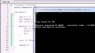 Buckys C++ Programming Tutorials   19   Simple Program Using a Loop