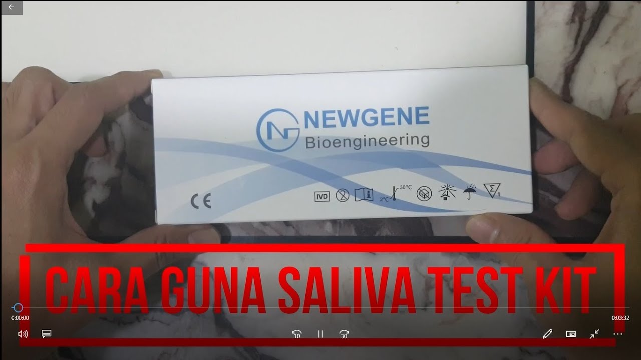 Cara Guna Kit Ujian Kendiri Covid 19 I Saliva Test Kit NEWGENE YouTube