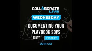 Documenting your Playbook SOPS