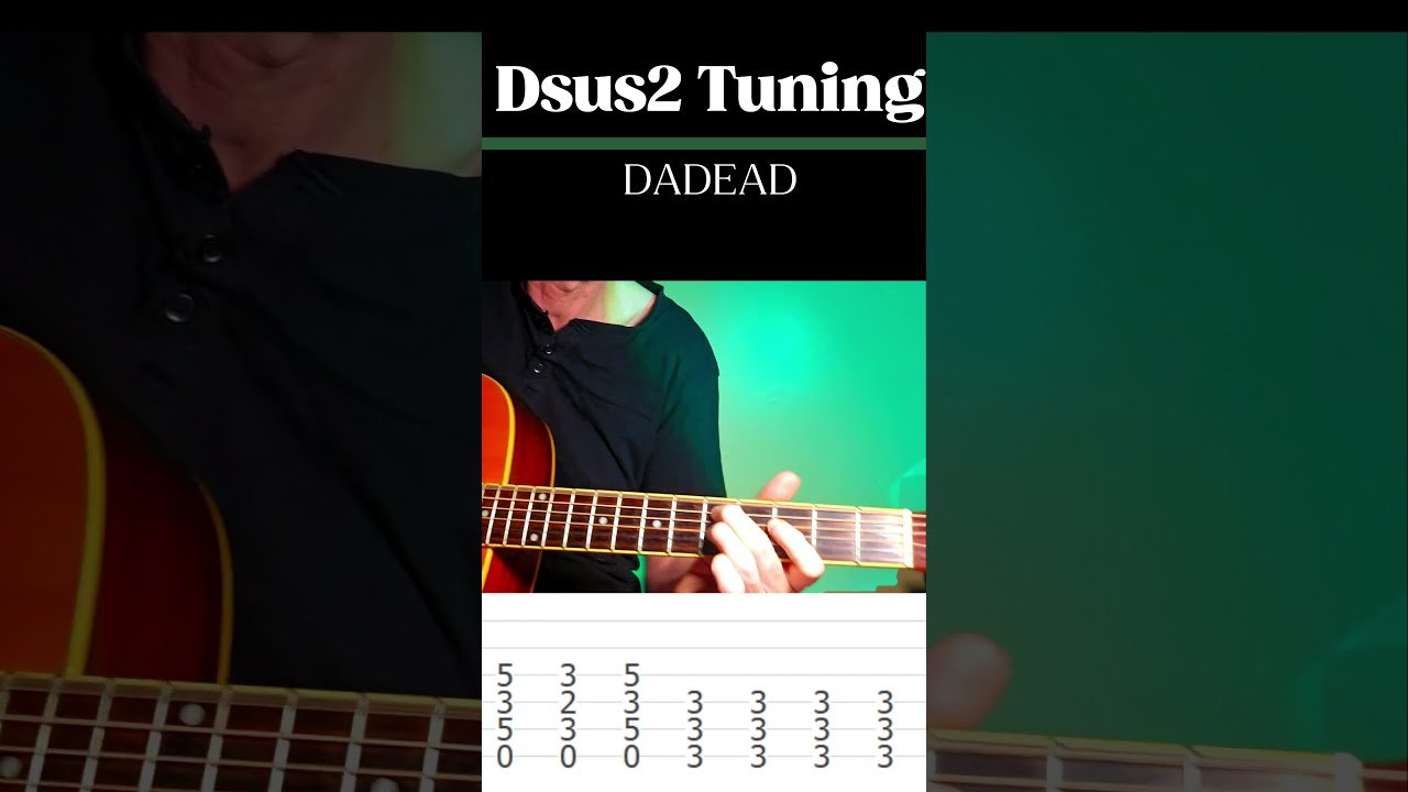 Drone Rock Acoustic Riffs in DADEAD Tuning 