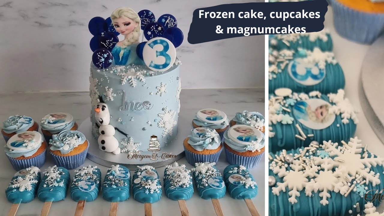 Reine des neige cake et assortiments