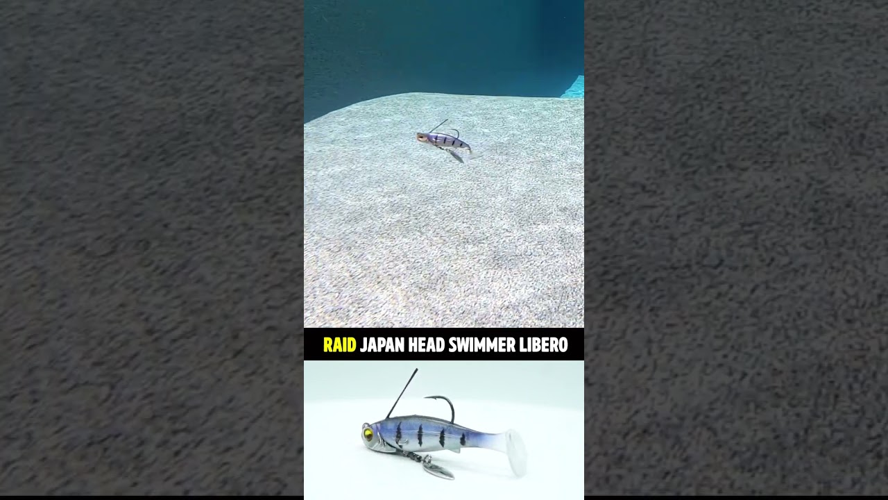 Small Compact Bass Fishing Underspin: Raid Japan Head Swimmer Libero 