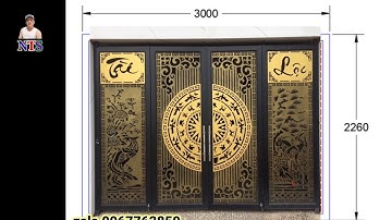 @ cửa cổng sắt cnc cắt laser $ hàng đi Đăk Lăk