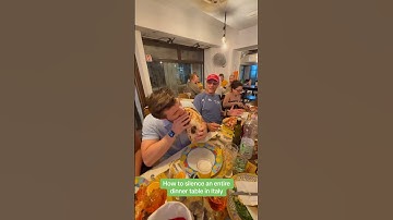How To Silence An Entire Dinner Table In Italy @FrankieLagravinese