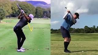 How to do the modern golf downswing-squat move like Joaquín Niemann